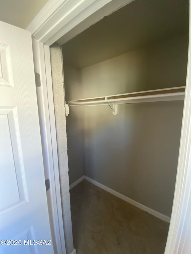 view of closet