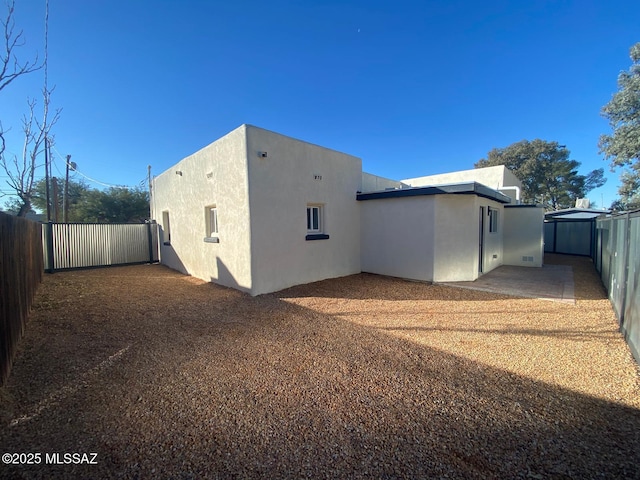 view of back of property