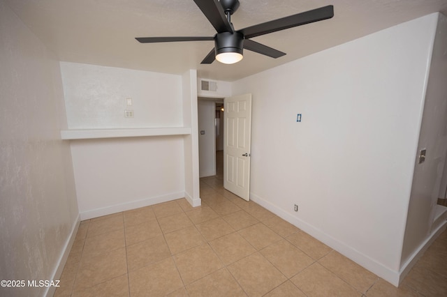 unfurnished room featuring ceiling fan