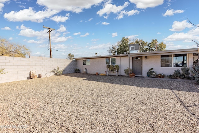 view of ranch-style home