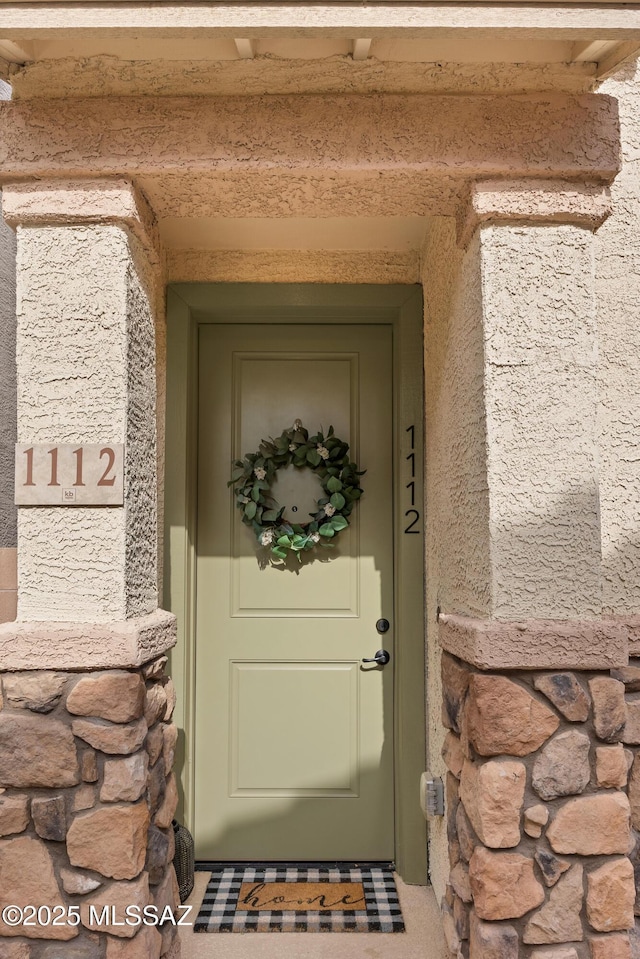 view of entrance to property