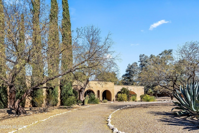 view of front of home