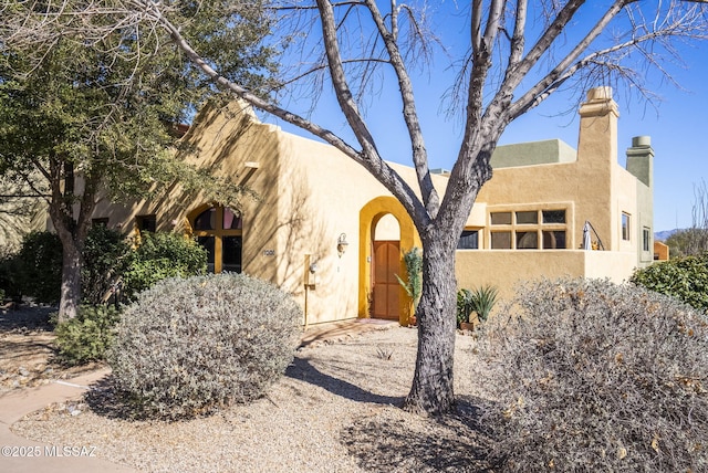 view of pueblo-style house