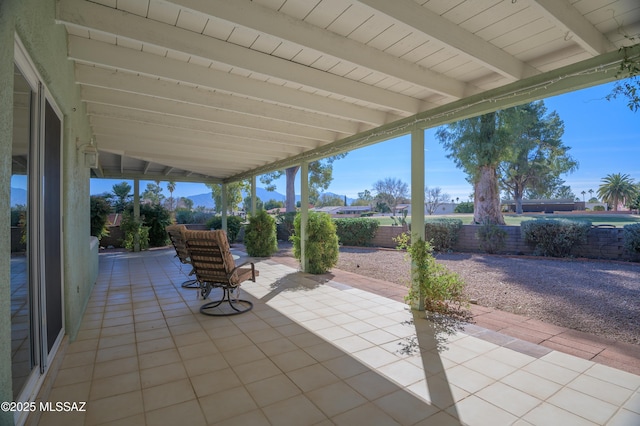 view of patio