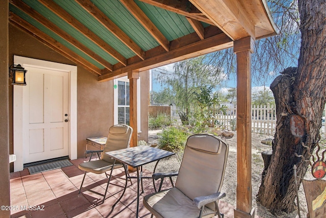 view of patio