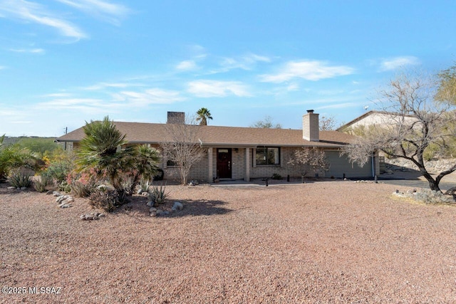 view of ranch-style home