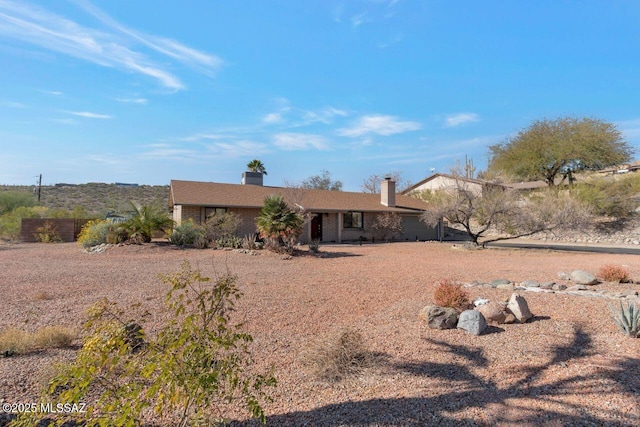 view of front of property