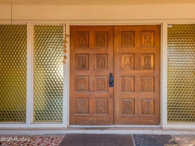 view of entrance to property