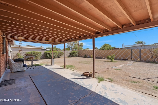 view of patio