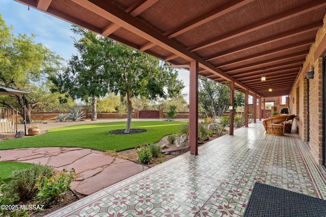 view of patio