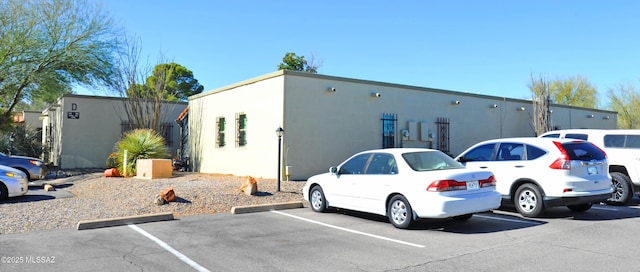 view of parking / parking lot