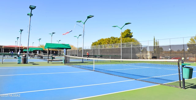 view of tennis court