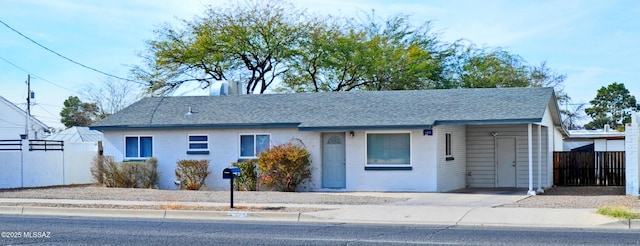 view of ranch-style house