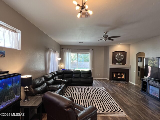 interior details with hardwood / wood-style flooring and a fireplace