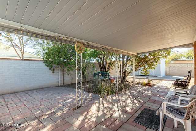 view of patio