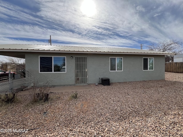 view of back of property