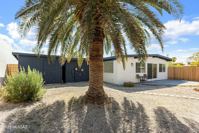 exterior space with a patio