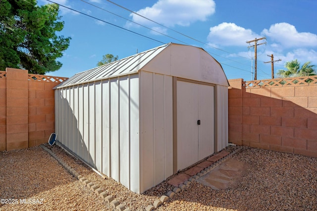 view of outbuilding