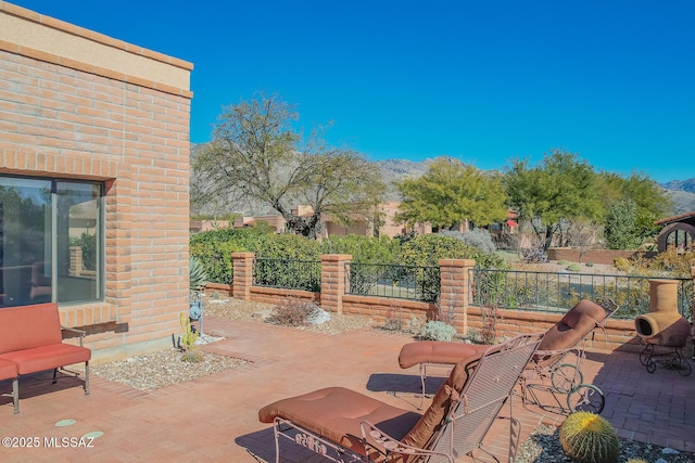 view of patio