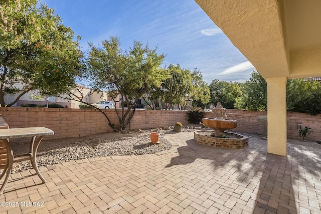 view of patio