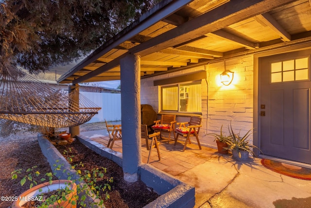 view of patio