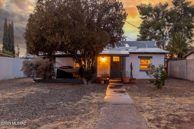 view of front of house