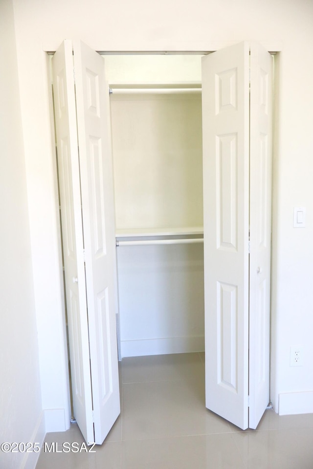 view of closet