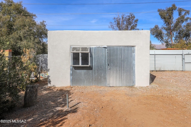 view of outbuilding