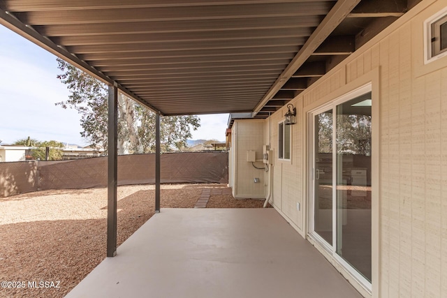 view of patio