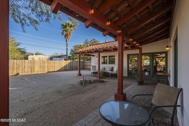 view of patio