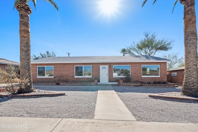 view of ranch-style home