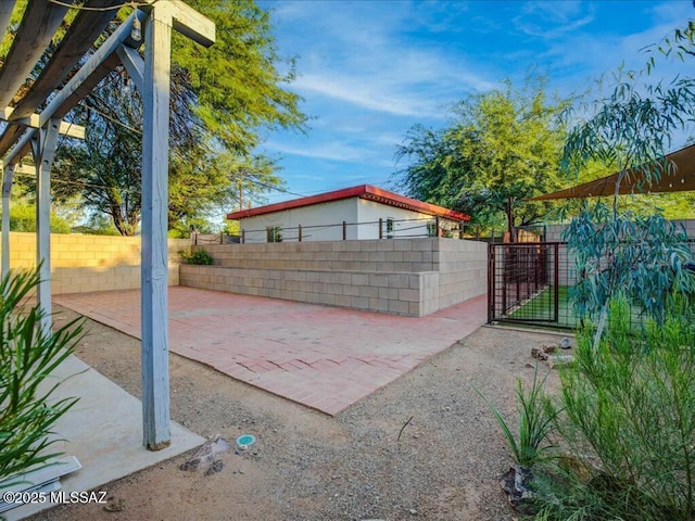 view of patio