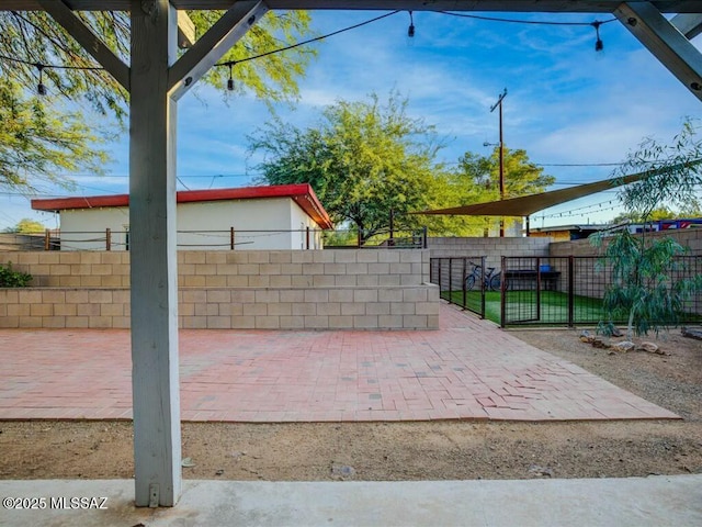 view of patio