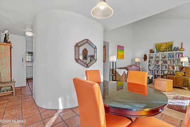 dining room featuring tile patterned flooring