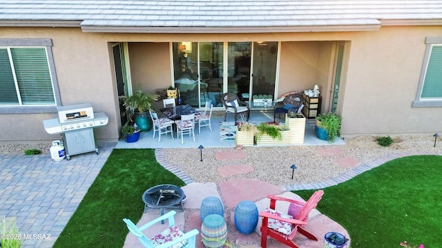 view of patio / terrace with grilling area