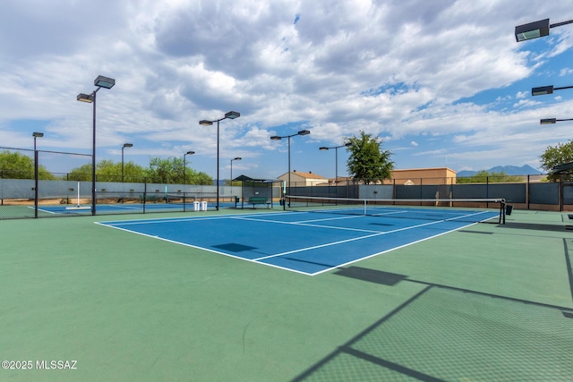 view of sport court