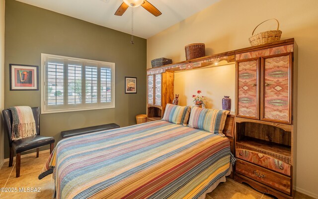 bedroom featuring a walk in closet and a closet