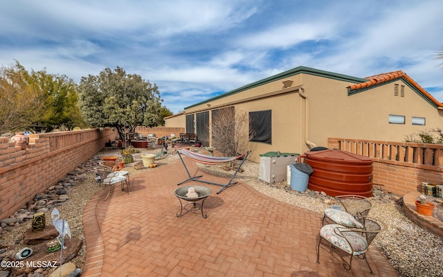 view of patio