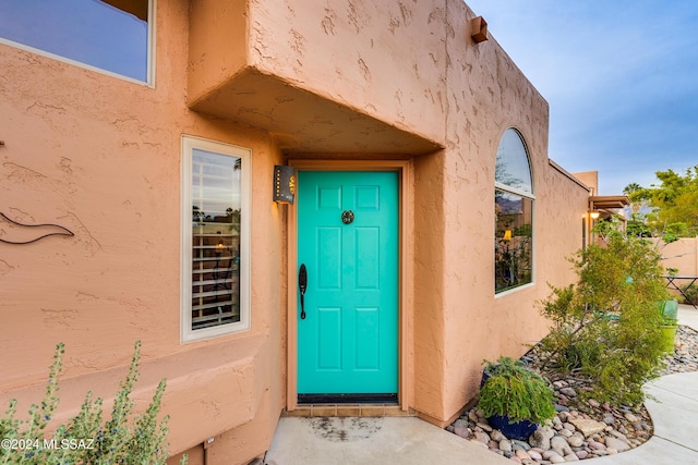 view of property entrance