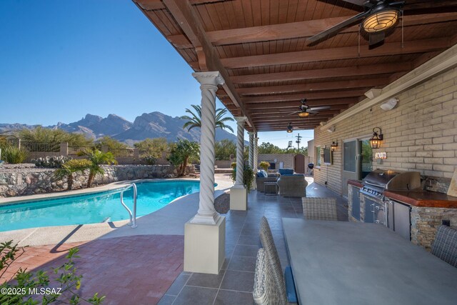 rear view of house featuring a patio