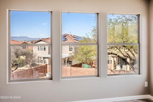 doorway to outside with a wealth of natural light