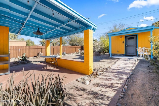 view of patio