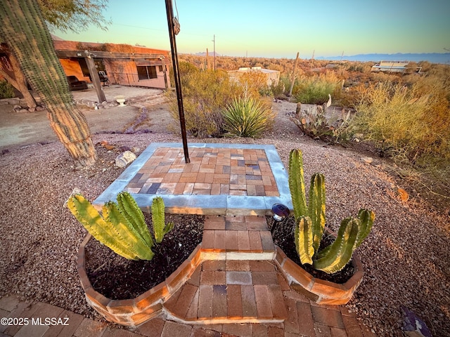 exterior space featuring a patio