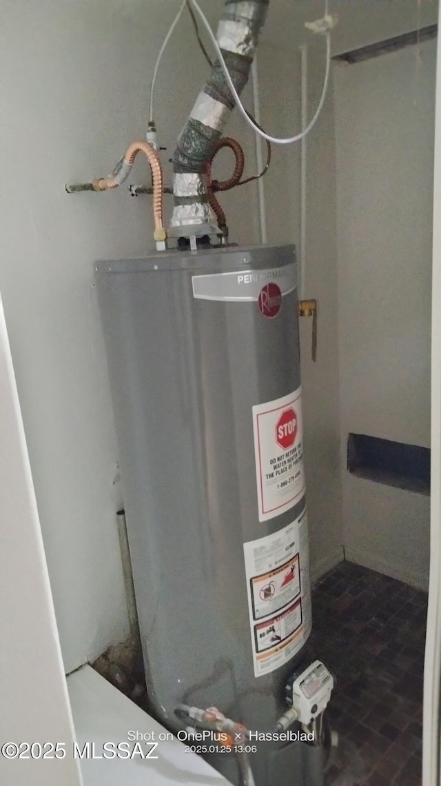 utilities featuring water heater