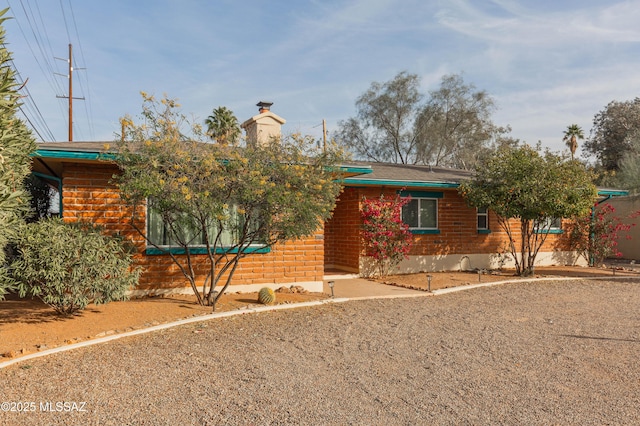 view of front of home