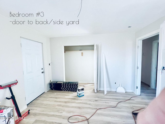 1105 S 1st Ave, Safford, AZ 85546 - bedroom featuring light hardwood / wood-style flooring