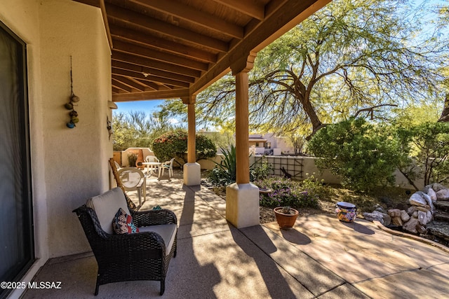 view of patio