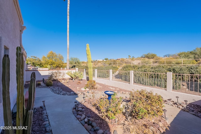 view of yard featuring a patio