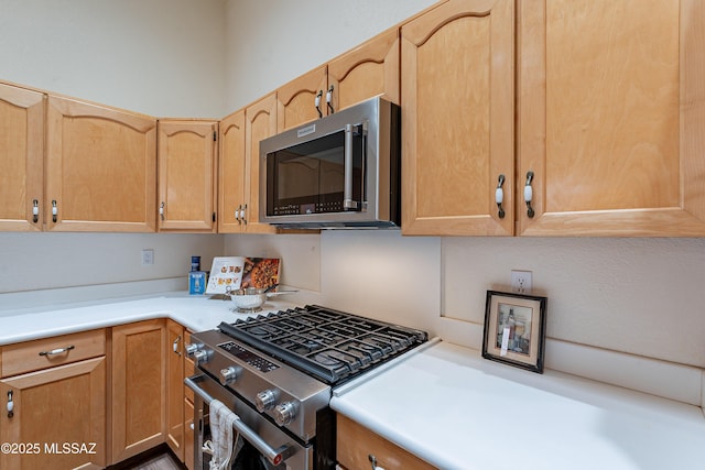 kitchen featuring appliances with stainless steel finishes