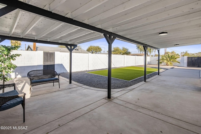 view of patio